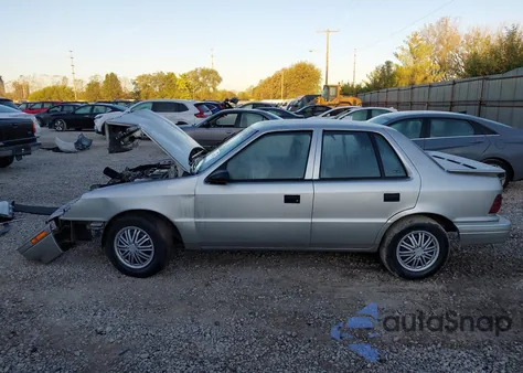 1993 Plymouth Sundance из США, поврежденный, VIN 1P3XP28K6PN513147